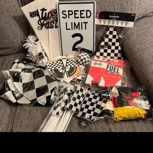 Race car party supplies